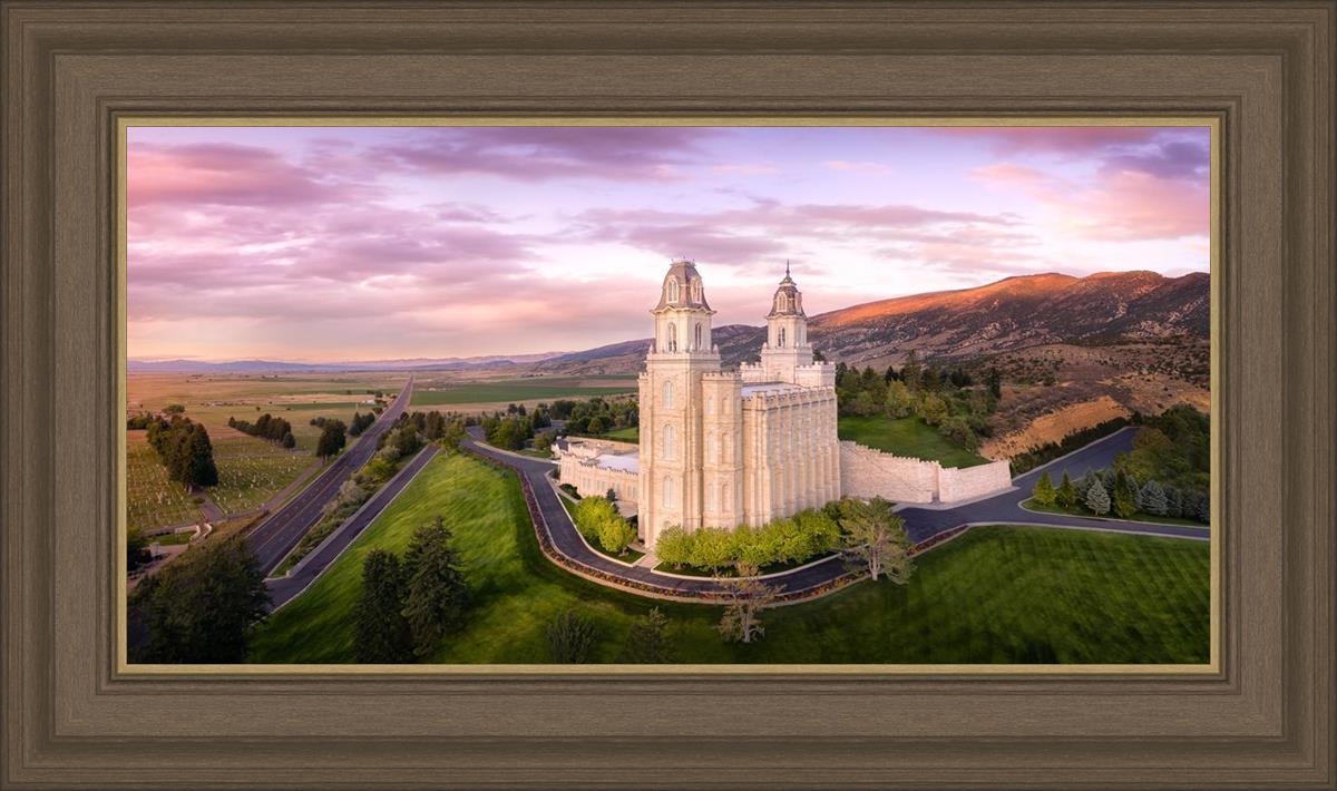 Manti Sunset From On High