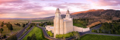 Manti Sunset From On High