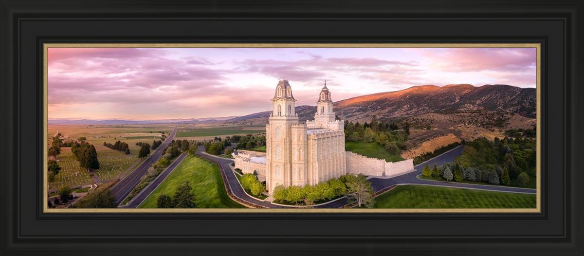Manti Sunset From On High