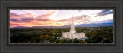 Jordan River Night Glow Aerial