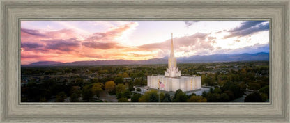 Jordan River Night Glow Aerial