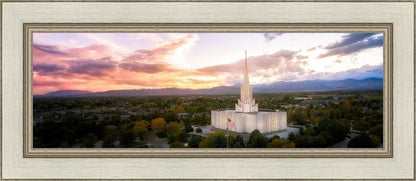Jordan River Night Glow Aerial