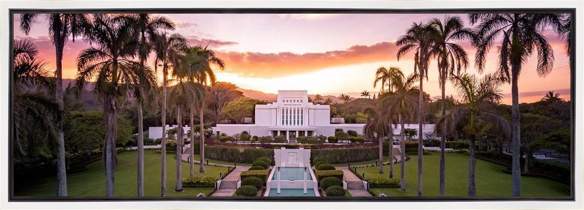 Laie Sunset Aerial