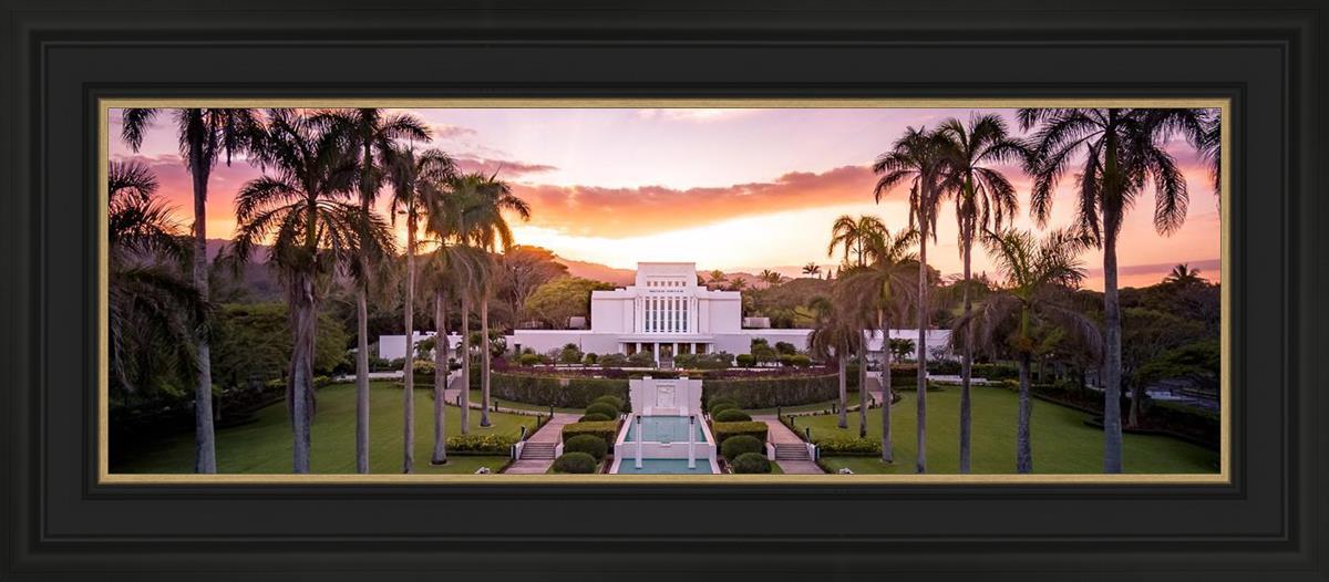 Laie Sunset Aerial