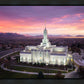 Mt Timpanogos Winter Sunset Aerial