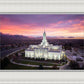 Mt Timpanogos Winter Sunset Aerial