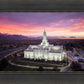 Mt Timpanogos Winter Sunset Aerial