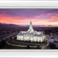 Mt Timpanogos Winter Sunset Aerial