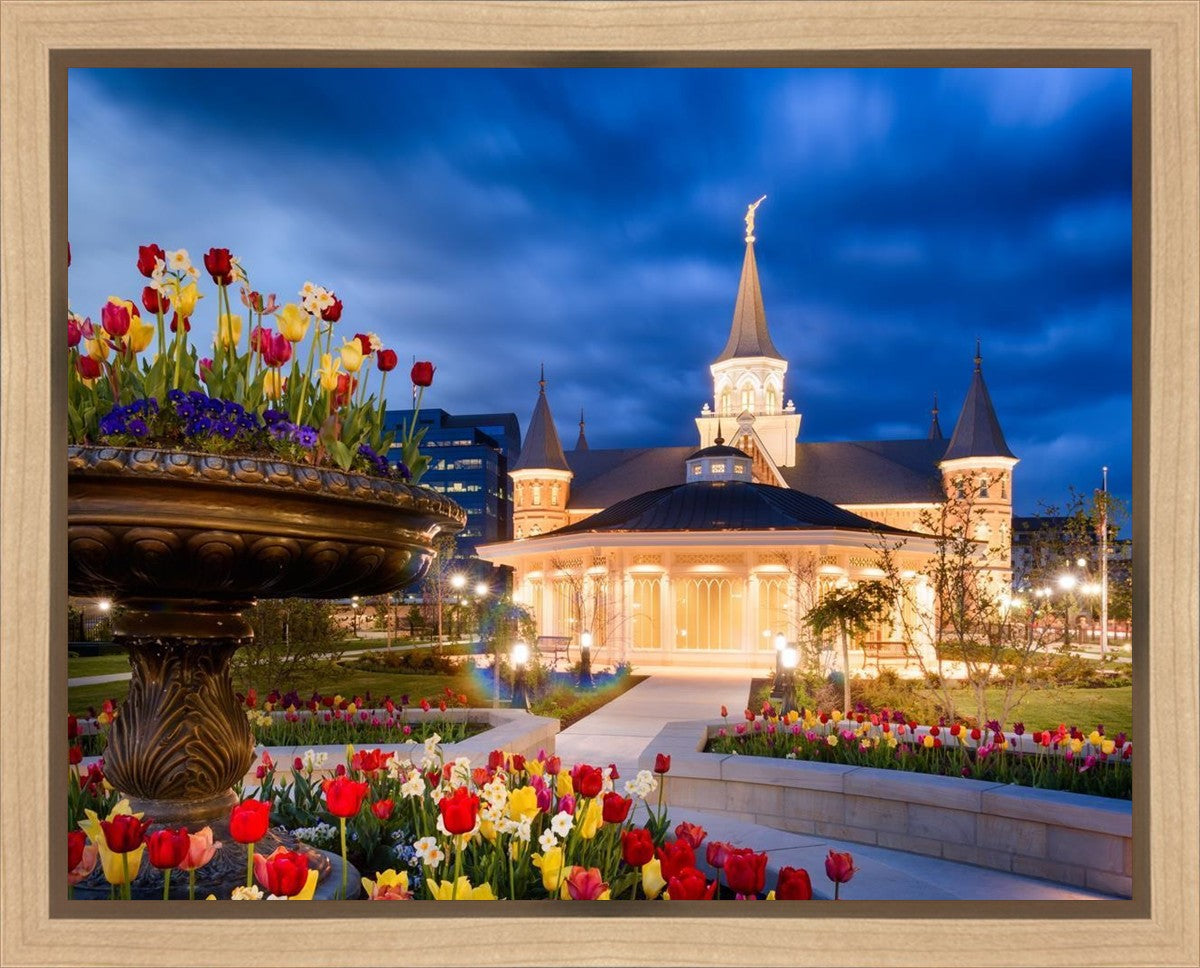 Provo City Center - April Showers Bring May Flowers Gallery Wrap