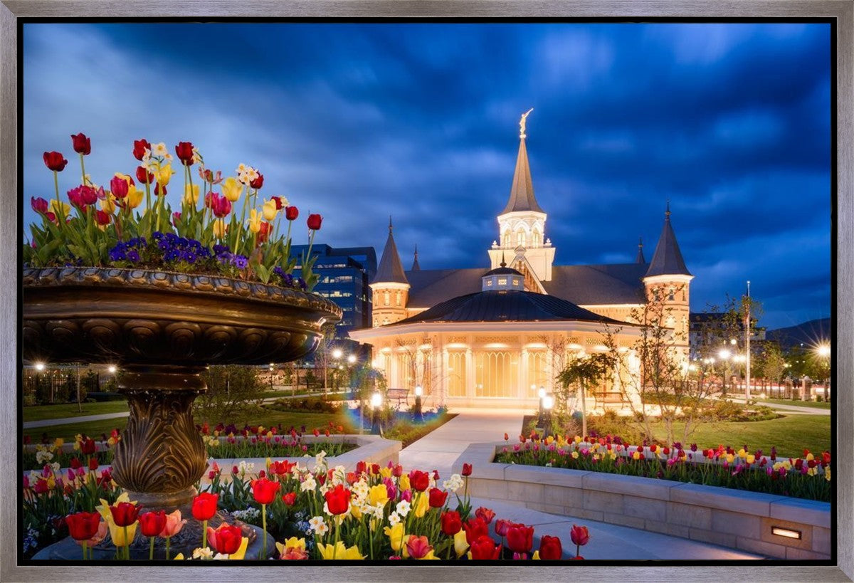 Provo City Center - April Showers Bring May Flowers Gallery Wrap