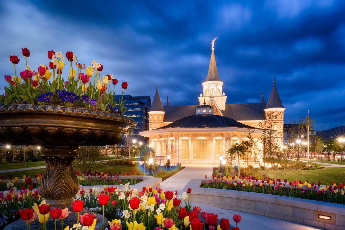 Provo City Center - April Showers Bring May Flowers Gallery Wrap