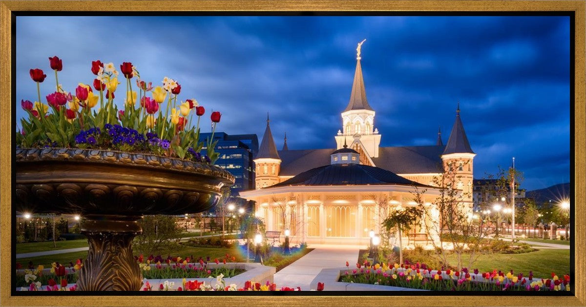 Provo City Center - April Showers Bring May Flowers Gallery Wrap