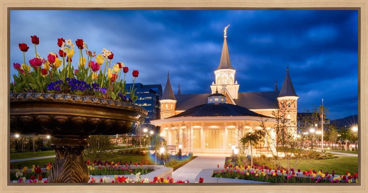 Provo City Center - April Showers Bring May Flowers Gallery Wrap