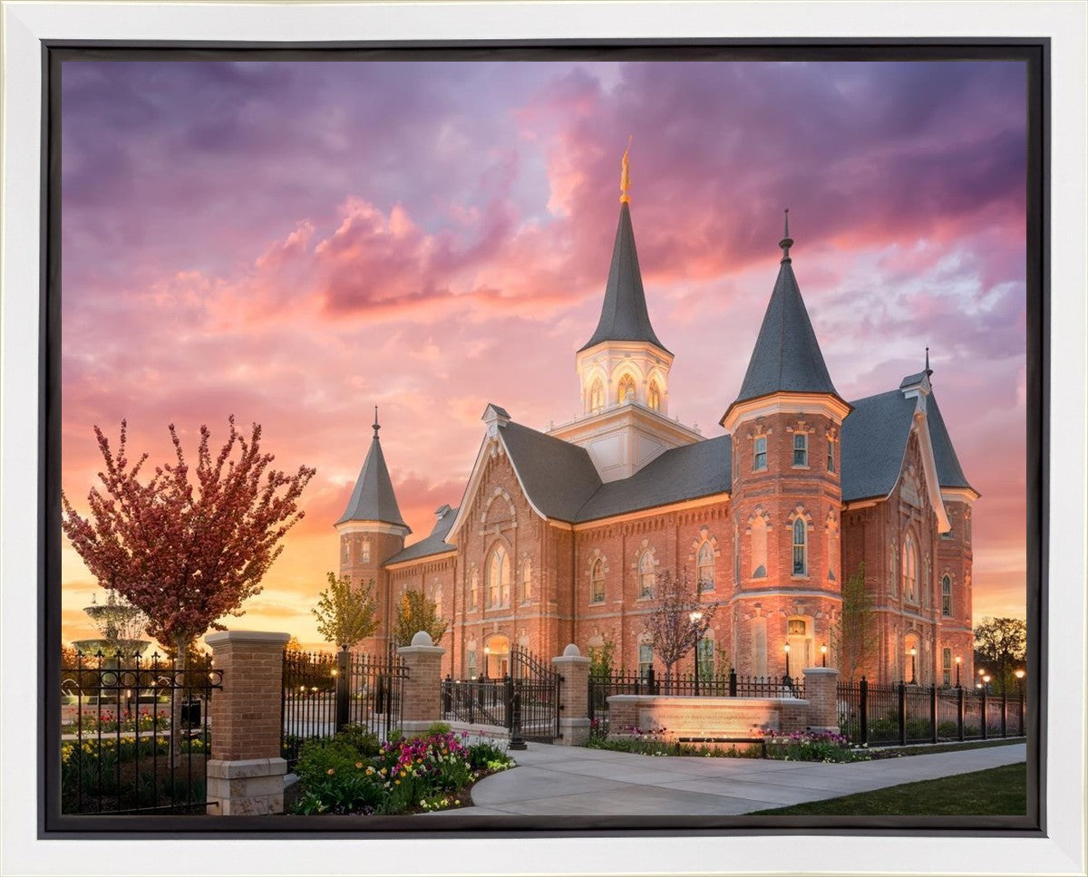 Provo City Center - Like A Fire Is Burning Gallery Wrap
