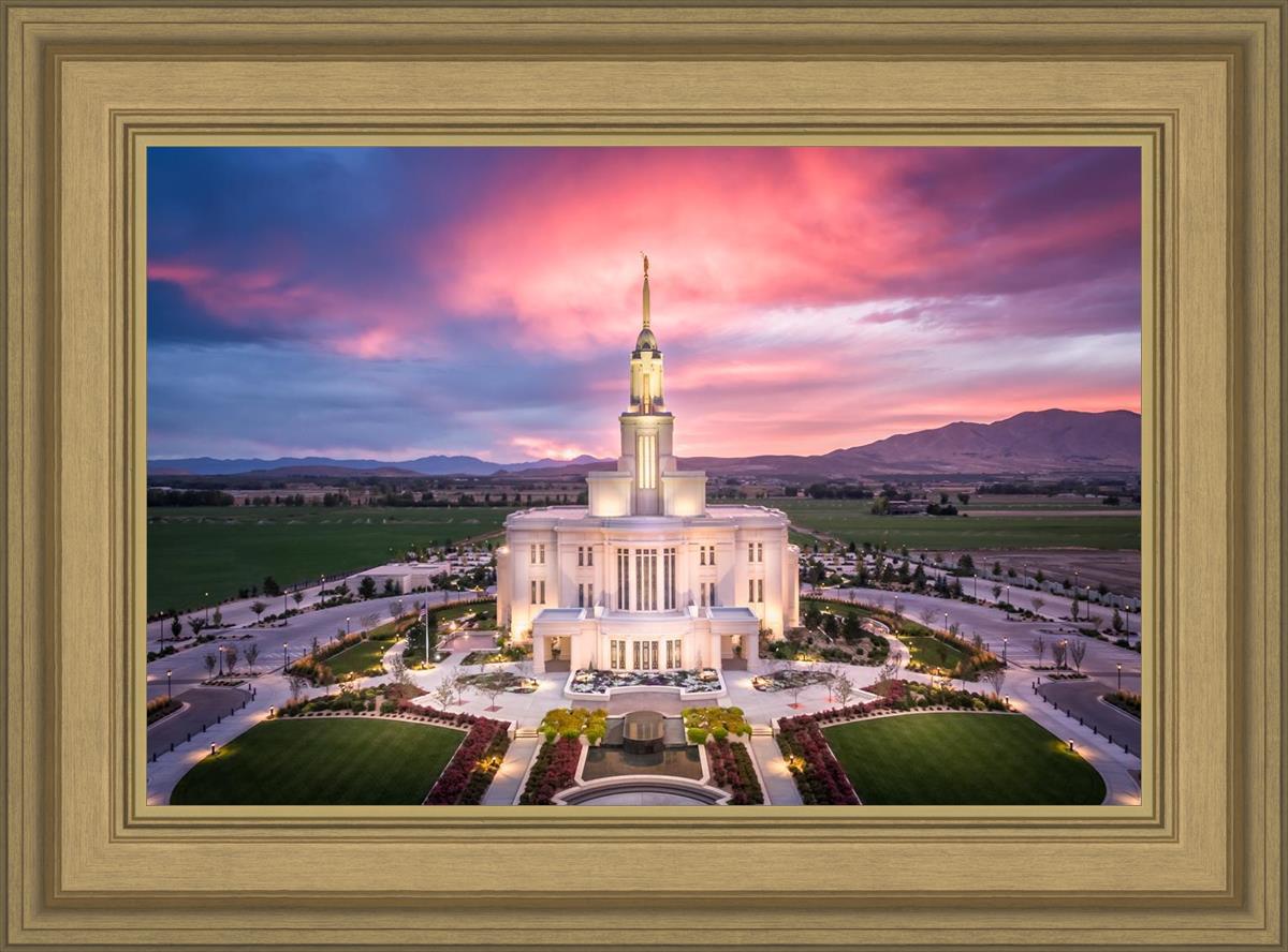 Payson West Evening Aerial
