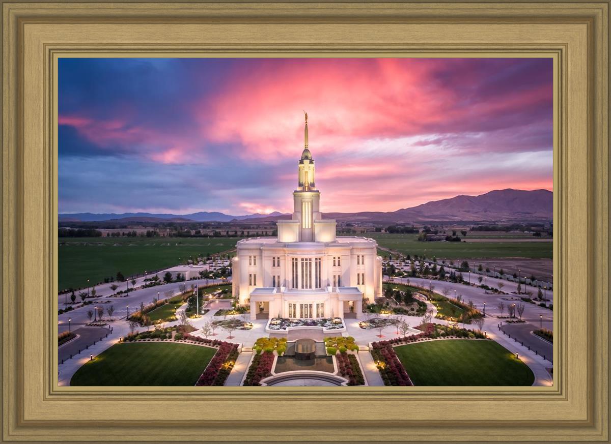 Payson West Evening Aerial