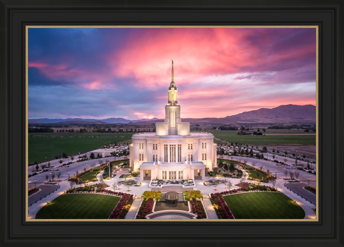 Payson West Evening Aerial