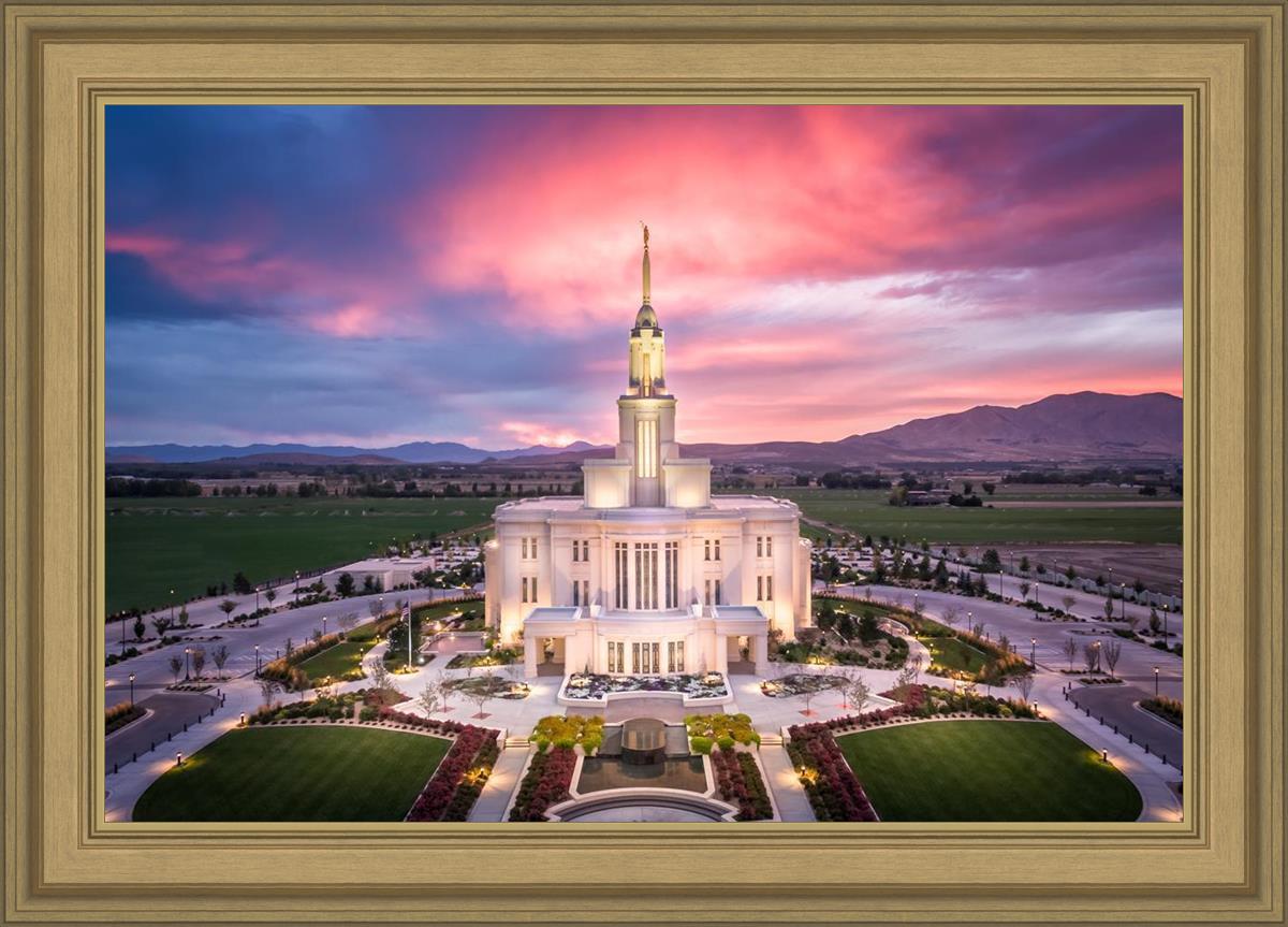 Payson West Evening Aerial