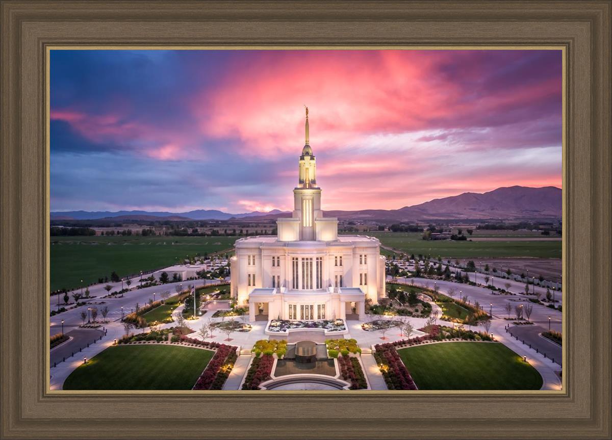 Payson West Evening Aerial