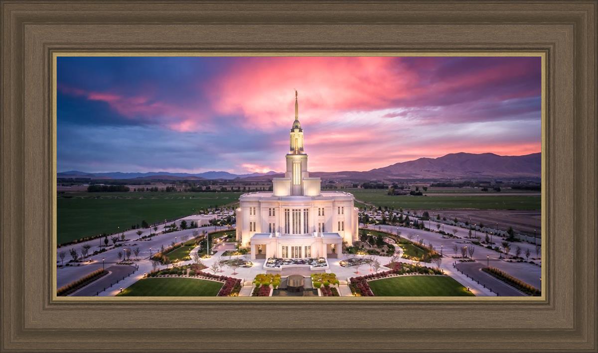 Payson West Evening Aerial