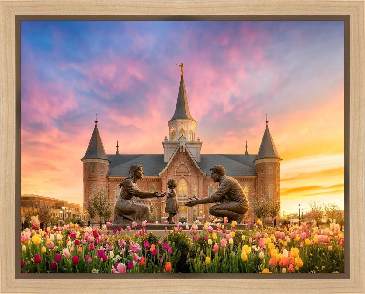 Provo City Center Families Are Forever Gallery Wrap