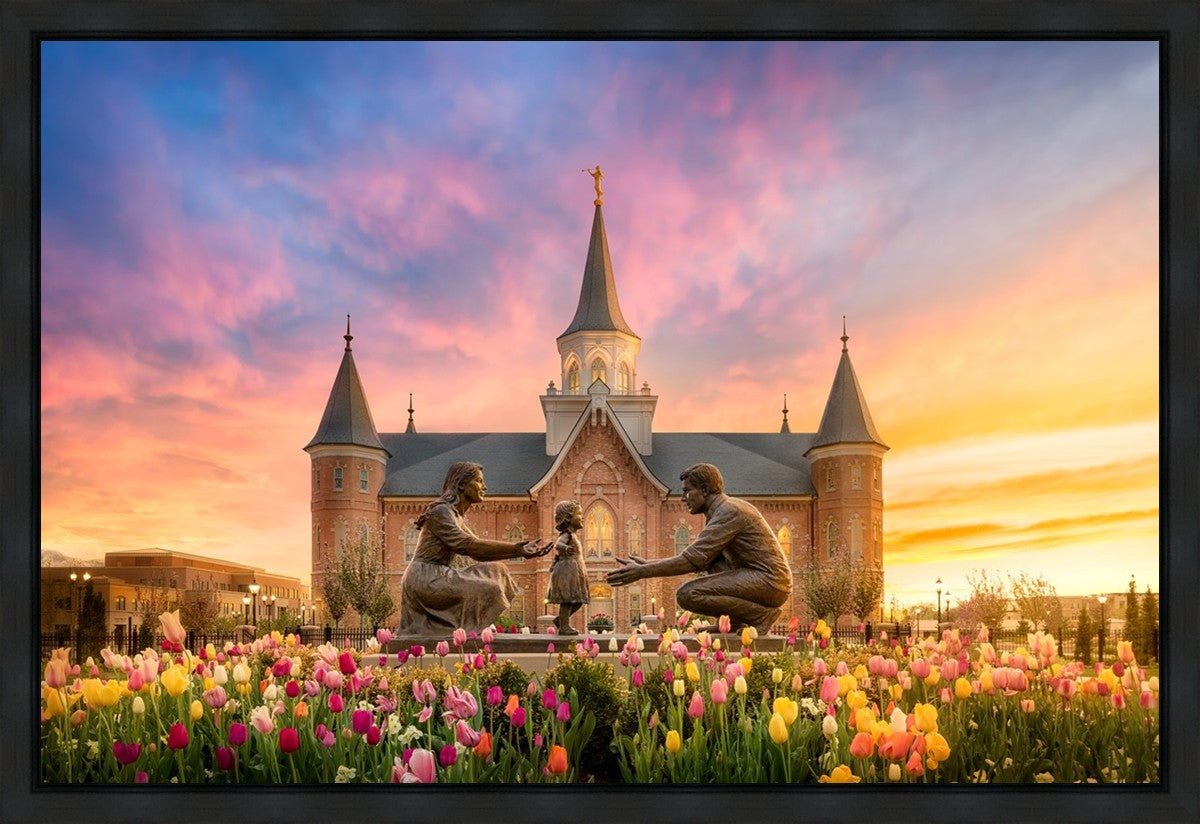 Provo City Center Families Are Forever Gallery Wrap