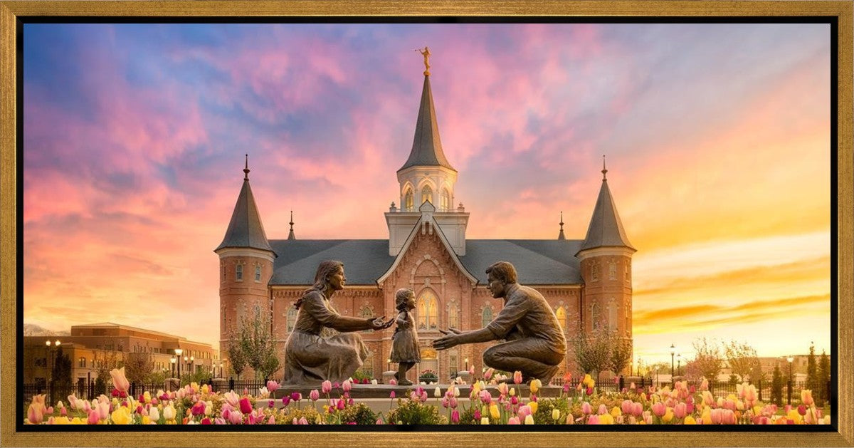Provo City Center Families Are Forever Gallery Wrap