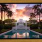 Laie Fountain Sunset