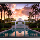 Laie Fountain Sunset