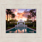 Laie Fountain Sunset