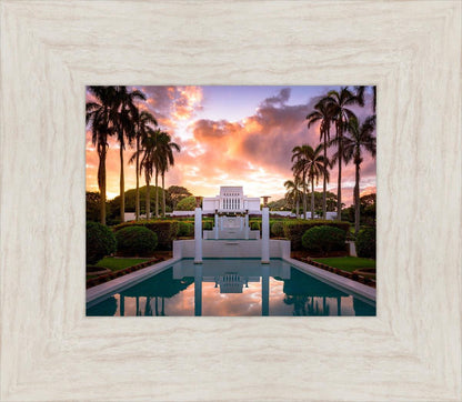 Laie Fountain Sunset