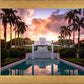 Laie Fountain Sunset