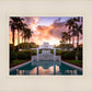 Laie Fountain Sunset