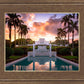 Laie Fountain Sunset