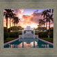 Laie Fountain Sunset