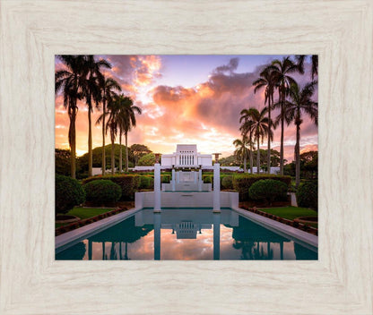 Laie Fountain Sunset