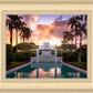 Laie Fountain Sunset