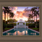 Laie Fountain Sunset