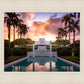 Laie Fountain Sunset