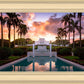 Laie Fountain Sunset