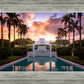 Laie Fountain Sunset