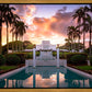 Laie Fountain Sunset
