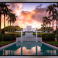 Laie Fountain Sunset
