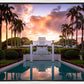 Laie Fountain Sunset