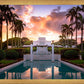 Laie Fountain Sunset
