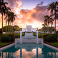 Laie Fountain Sunset