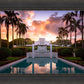 Laie Fountain Sunset