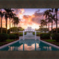 Laie Fountain Sunset