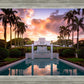 Laie Fountain Sunset