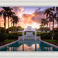 Laie Fountain Sunset